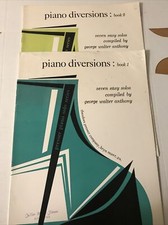 Piano Diversions books 1 and 2 by George Walter Anthony 1967  Sheet music 5a