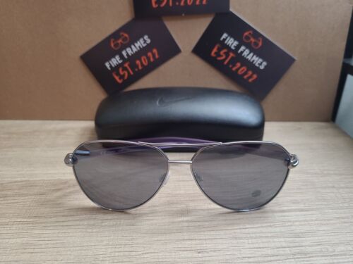 NIKE CITY AVIATOR DJ0888 900 Sunglasses Gunmetal & Purple Frames 61-13-140 #3 - Picture 2 of 7