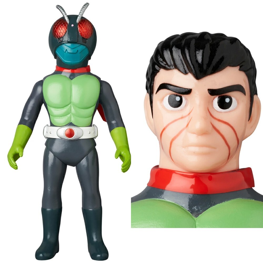 Medicom Toy Kamen Rider Mask Remover Original Comic Ver. Soft Vinyl 9.4