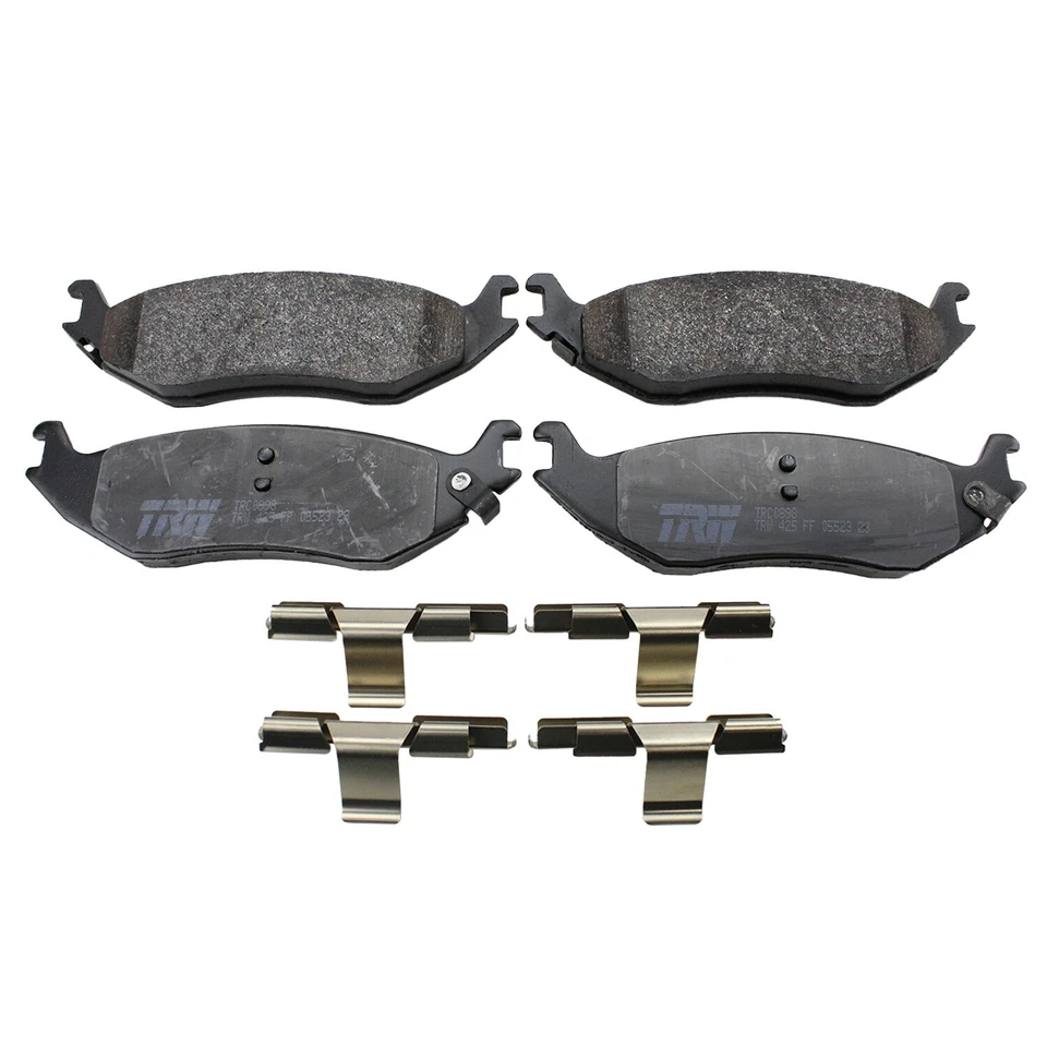 Juego de pastillas de freno traseras de cerámica TRW Pro con clips para Ram 1500 Classic Dodge Ram 1500 Foto 2 de 4