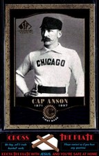 1-2001 SP Legendary Cuts Cap Anson Chicago Cubs #18 !