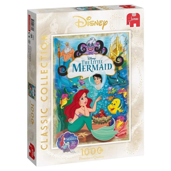 Disney Classic Collection The Little Mermaid Movie Poster 1000 Pc