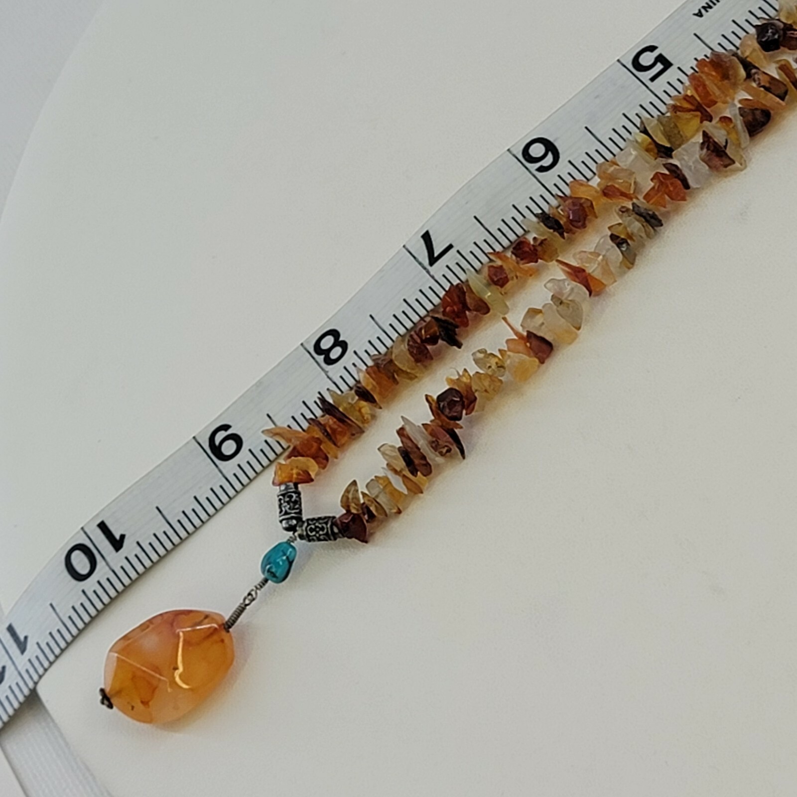 Sterling silver carnelian statement necklace sout… - image 9