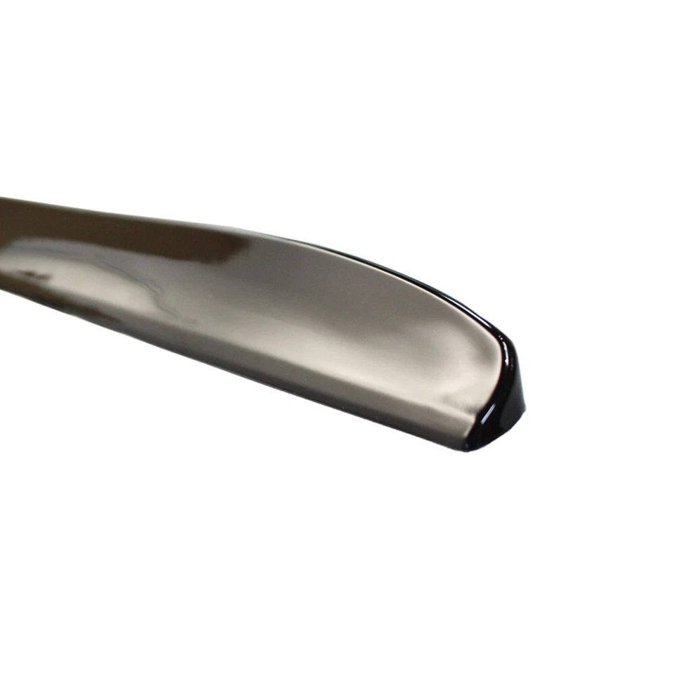 46'' Universal Sedan Coupe Gloss BLK Rear Trunk Lip Spoiler Wing Rubber Tape-on Foto 4 de 4