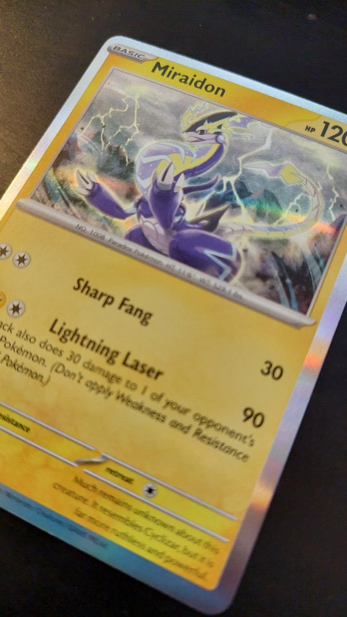Miraidon (80/198) Holographic Pokemon Card | eBay