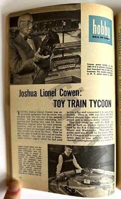 JOSHUA LIONEL COWEN 1952 TOY TRAIN TYCOON PHOTO FEATURE
