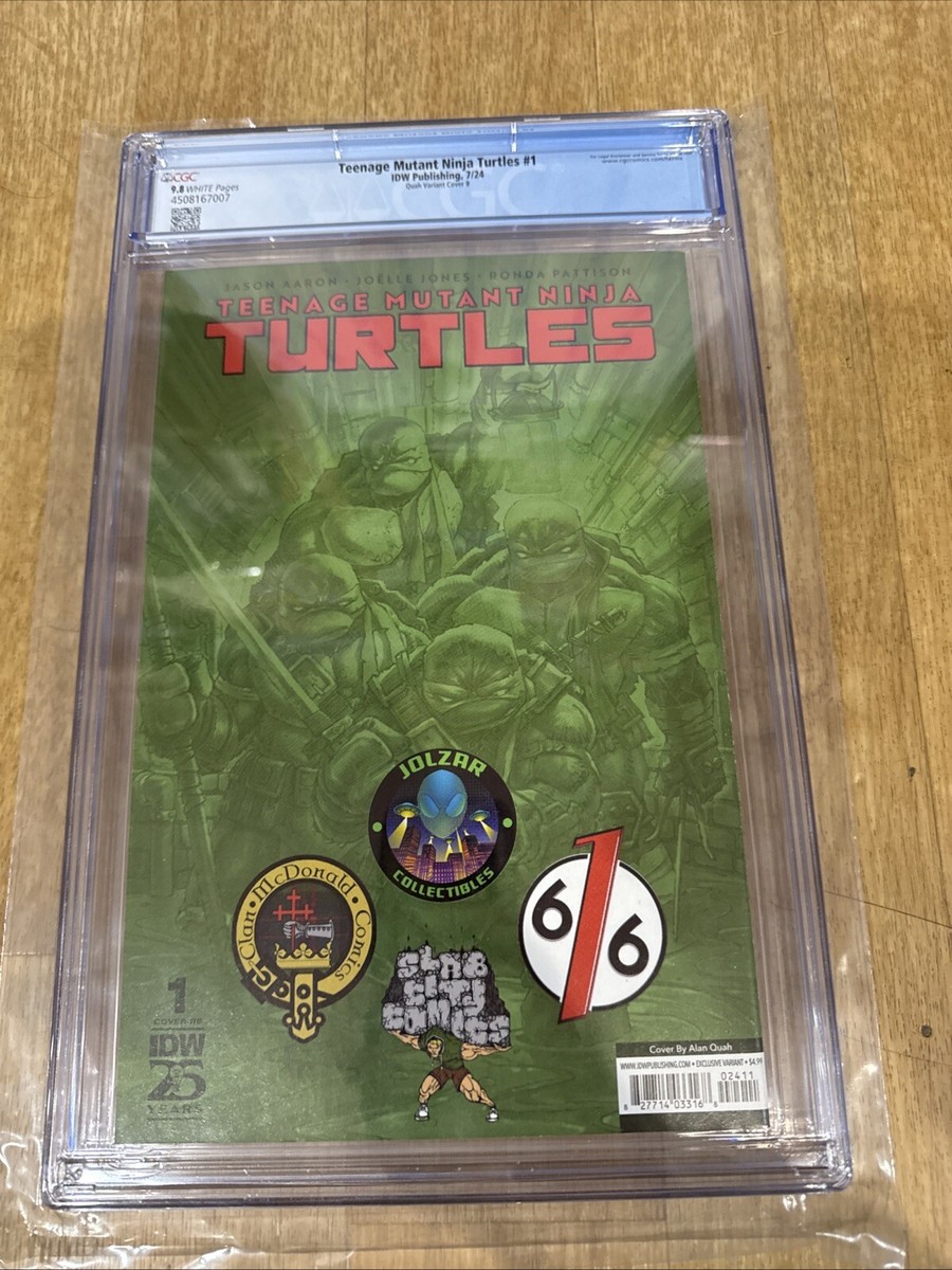Teenage Mutant Ninja Turtles #1 Alan Quah Comic B Virgin B/w