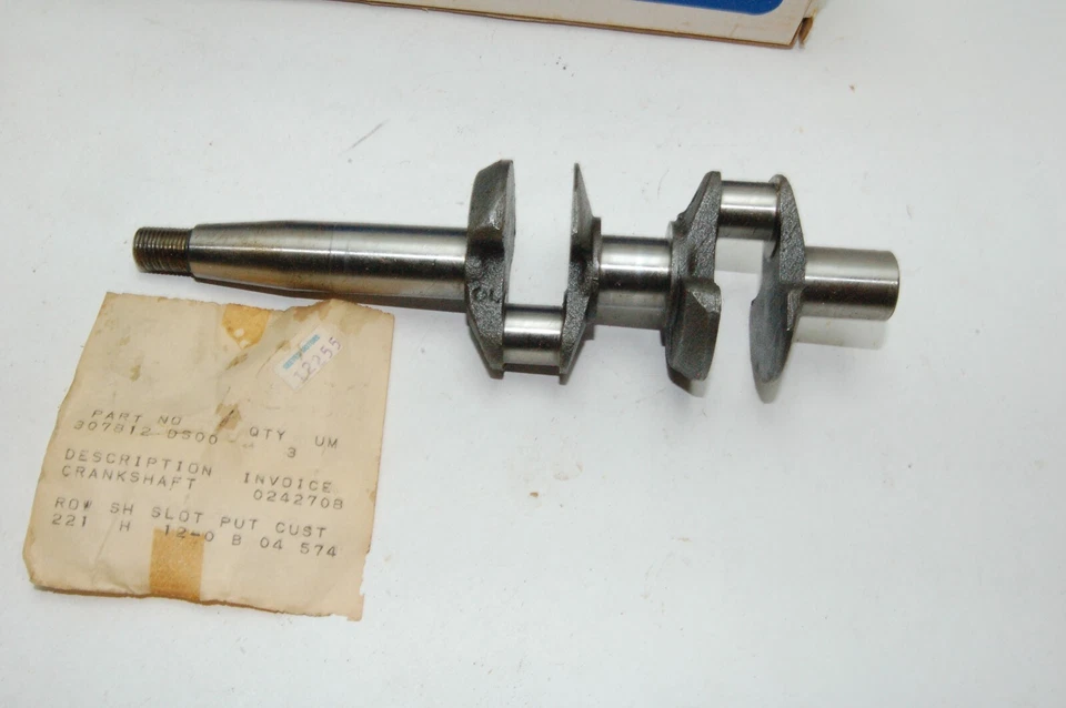 NUEVO CIGÜEÑAL GENUINO OMC 307812 0307812 fuerabordas Evinrude Johnson FÁBRICA Foto 3 de 4