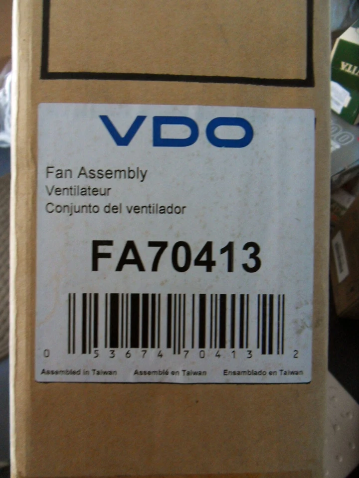 Новый электрический вентилятор охлаждения VDO FA70413 в сборе для Volvo 740, 745. 760 Бесплатная доставка - Изображение 2 из 2