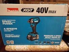Makita GDT02D 40V MAX XGT Li-Ion Cordless 4-Speed Impact Driver Kit (2)2.5Ah New