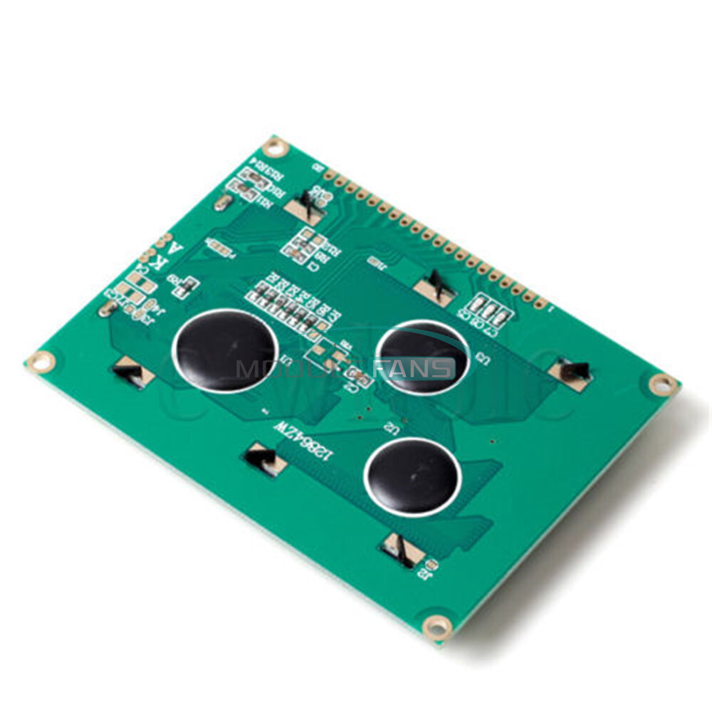 2PCS 5V 12864 LCD 128x64 Dots Graphic Matrix LCD Blue Backlight