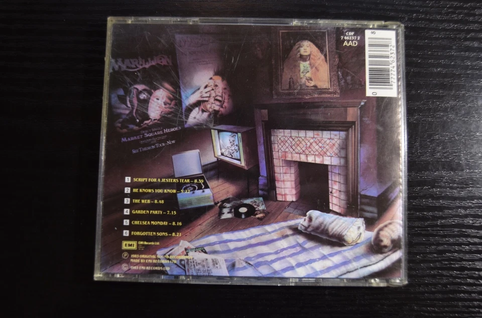 MARILLION (FISH) - Script For A Jesters Tear (CD) UK EMI SWINDON CDP 7 46237 2! - Bild 2 von 3