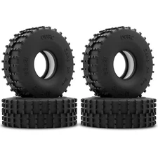 1.0 RC Tires Competition Pins 1.0 Tires with Dual Stage Foam for TRX4M SCX24