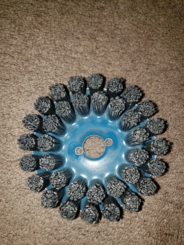 WEILER 5" NYLOX DISC BRUSH - 85844 - 80 GRIT, 7/8" HOLE - SILICON CARBIDE - Picture 2 of 2
