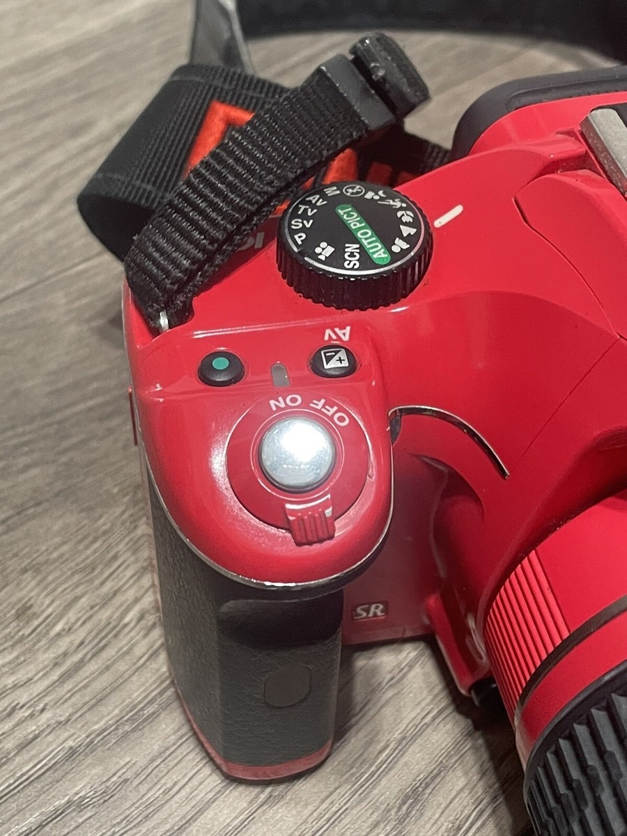PENTAX k-x Single-Lens Reflex Camera Red w/ 32GB SD CARD TESTED