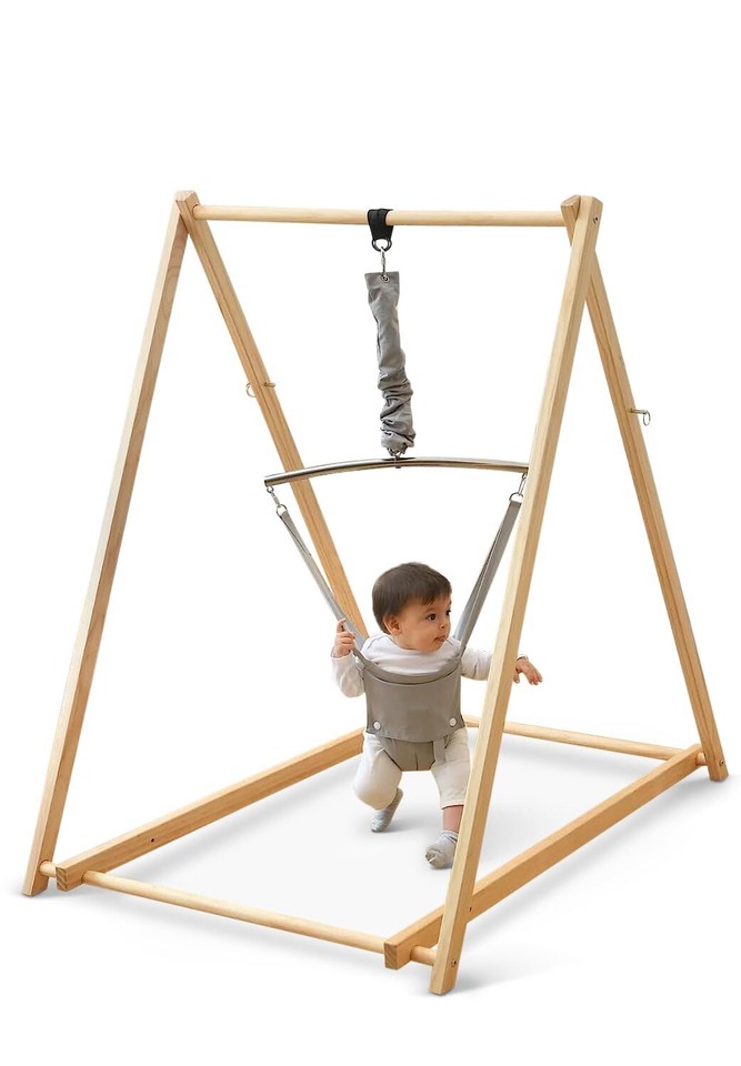 Avenlur Tulip Baby Bouncer Foldable Baby Jumper with Stand Self