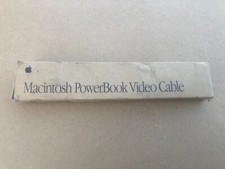 Apple Macintosh 1992 Vintage OEM PowerBook Video Cable External VIDEO Adapter