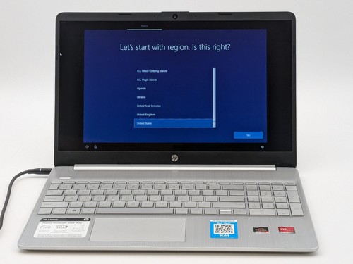 Genuine HP Laptop 15-ef1xxx 15 HD Touch RYZEN 3 3250U Radeon 512GB SSD 16GB W10
