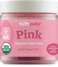Nutricost Pink Plant Based Food Coloring From Organic Beet Root Powder