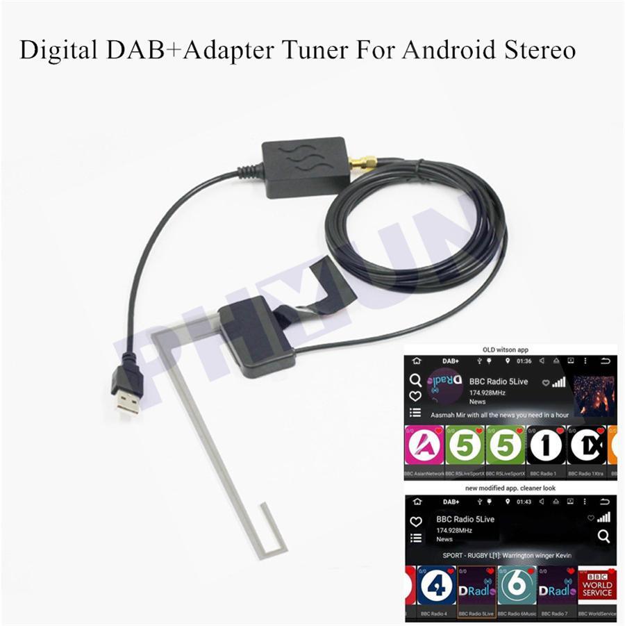 DAB Adapter Digitale Radio Box DAB Plus Adapter met MCX Versterkte