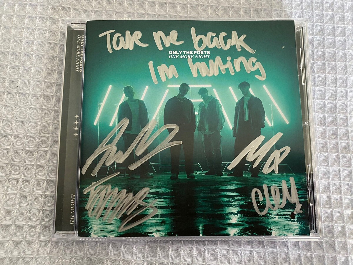 Only The Poets Signed One More Night CD (Signed Personalised
