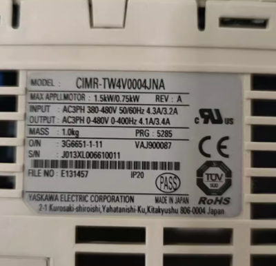 1PCS NEW CIMR-TW4V0004JNA CIMR-VU4A0004BAA-DRIV