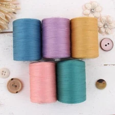 100% Cotton Thread Set | 5 Spring Bouquet Colors | 1000M Quilting Sewing