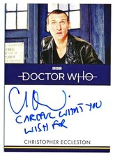 Doctor Who Series 1-4 Christopher Eccleston Inscription Autograph Auto SP #NNO