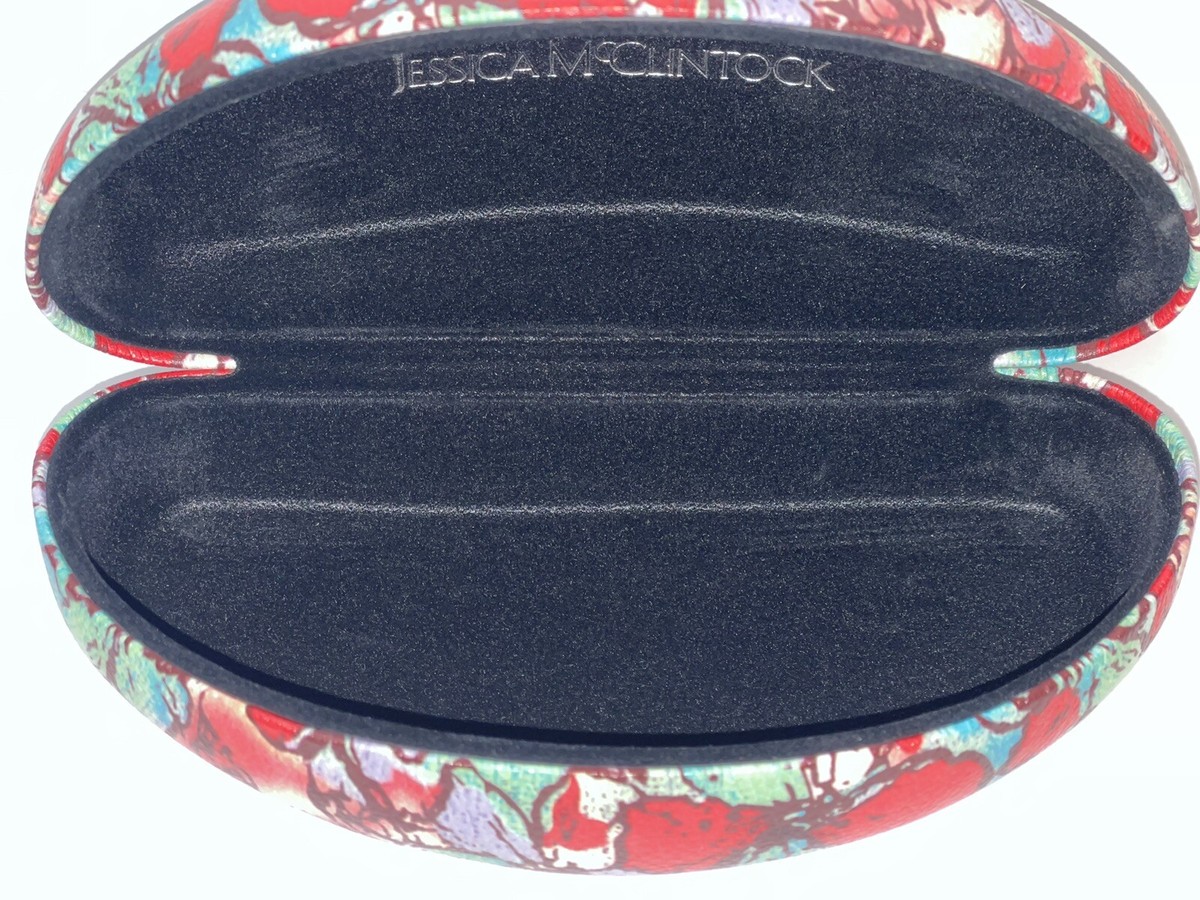 Jessica McClintock floral glasses case hard shell Jessica McClintock Hard Shell Eyeglass Case-6 main image 4