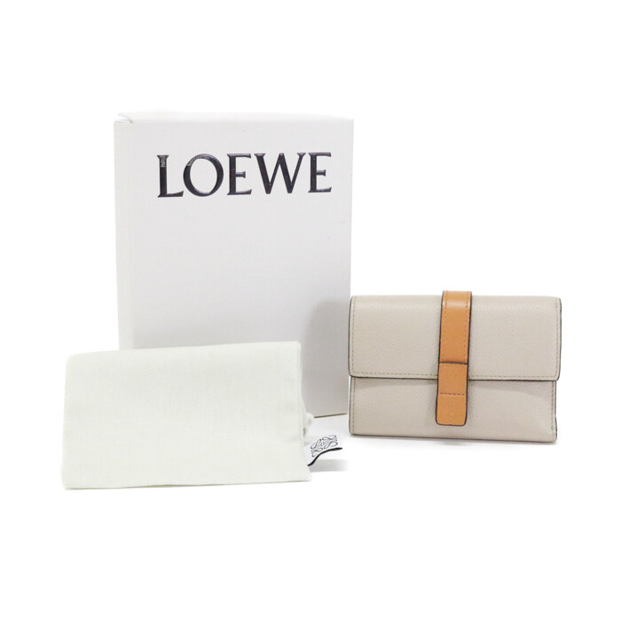 LOEWE Small vertical wallet Grain Calf Leather C660S86X01
