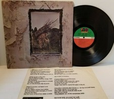 LED ZEPPELIN IV Zoso LP Atlantic SD 7208 - Play Tested VG  T1