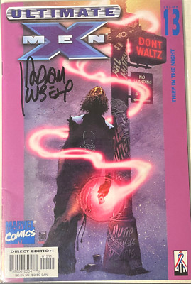 Ultimate X-men-  Gambit Marvel Comics #13  signed by ADAM KUBERT w/ COA Comic