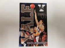 Yale University Bulldogs 2000/01 Men's Basketball Pocket Schedule - Fusco