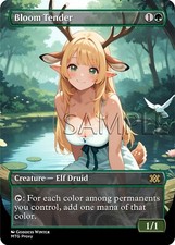 MTG - Bloom Tender - Fanart Borderless Style Card for EDH / Playtest