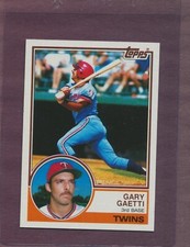 1983 Topps Gary Gaetti #431 RC Minnesota Twins SUPER HIGH GRADE AMAZING COLOR