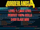 Borderlands 4 Level 1-60 Modded Max Skill Tree C4SH Class Mod XBOX PS5 PC SWITCH