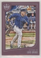 2019 Panini Diamond Kings Plum Framed Luis Urias #82 fo7