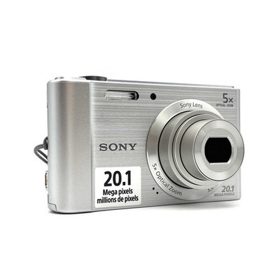 Sony Cyber-Shot DSC-W800 Digitale Kompaktkamera 20.1MP 6x Zoom, Ladegerät, Hülle