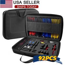 92PCS Automotive Multimeter Circuit Test Lead Kit Electric Probe Alligator Clip