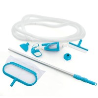 Pool Reinigungsset Mit Bodensauger Kescher Teleskopstange Reinigung Intex