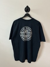 Vintage Mr Zogs Shirt Mens XL Black Y2K Surf Beach Ocean Fade Sex Wax