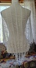 Stunning Full Beaded Iridescent Triangle Shawl. — photo 1