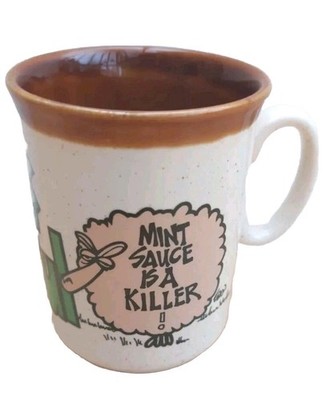Wales Is Wonderful - Minzsauce ist ein Killer!  Vintage Neuheit Tee Kaffee Becher