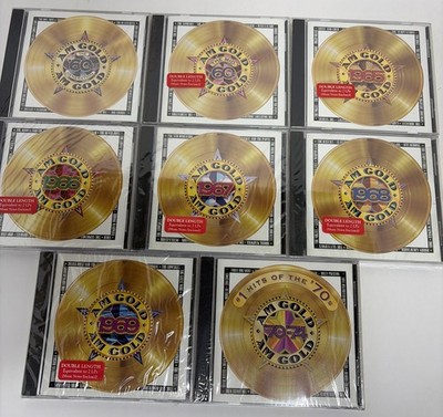 AM GOLD Time Life Music Lot Of 8 CDs Collection Hits Of The 60s 70s NEW SEALED