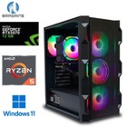 Gaming PC AMD Ryzen 5 7600X 64GB DDR5 2TB M.2 SSD 12GB NVIDIA RTX 5070 WIN11 RGB