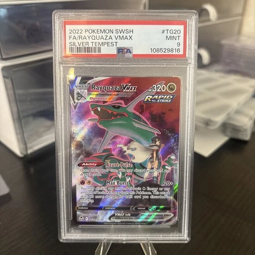 Pokémon TCG Rayquaza VMAX TG20/TG30 PSA 9