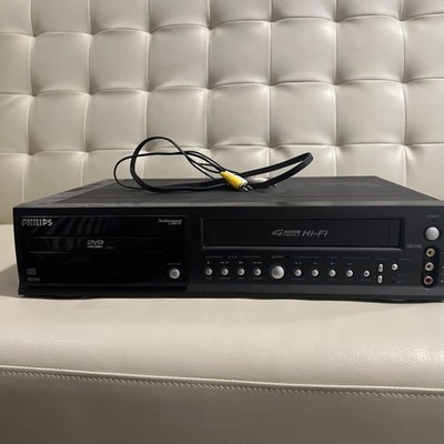 Philips DV910VHS Video Cassette Recorder DVD / VHS Combo w/ AV Cable