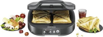 Rommelsbacher ST 1800 4-Scheiben Sandwichmaker ''Sam'' 1800W Antihaft NEU OVP