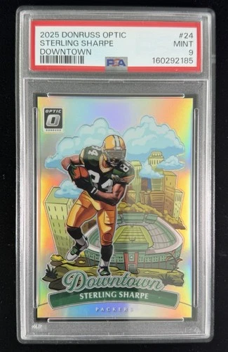 2025 Donruss Optic Sterling Sharpe Base (PSA 9)