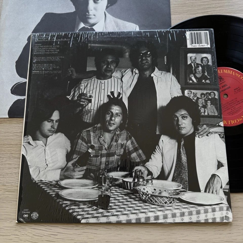 Billy Joel The Stranger Original US Press 1977 In Shrink Complete W/Sleeve! - Imagem 4 de 4